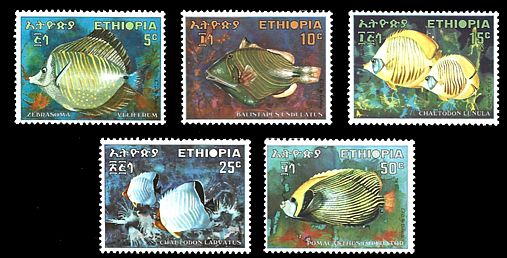 Äthiopien 1970 Fische des Roten Meeres