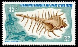 Afar & Issas 1975 Ergänzungswert Muscheln