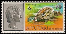 Aitutaki 1975 Ergänzungswert Wimpelfisch