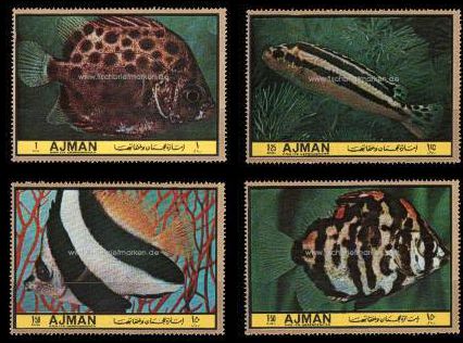 Ajman 1972 Meerestiere