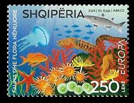 Albanien 2024 Unterwasserlandschaft Marke