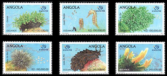 Angola 1998 EXPO 98 Seepferdchen
