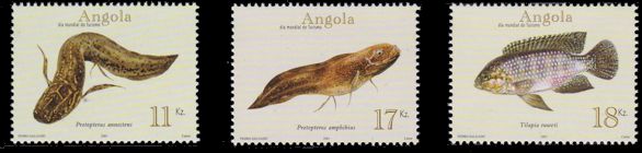 Angola 2001 Süßwasserfische Satz