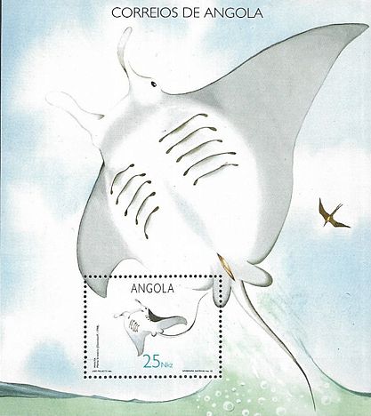 Angola 1992 Rochen Block