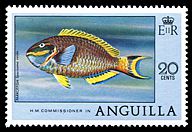 Anguilla 1978 Fisch Freimarke