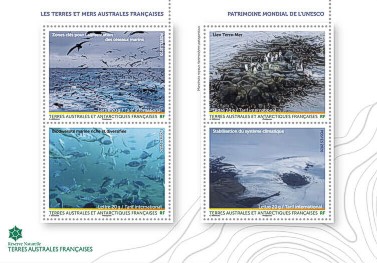 Französische Antarktis 2020 Markenheftchen UNESCO