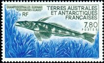 Antarktis 1991 Eisfisch Marke