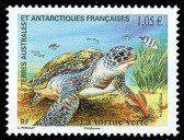 Französische Antarktis 2014 Suppenschildkröte Marke