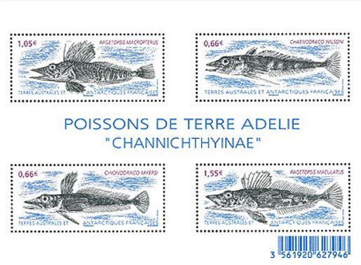 Französische Antarktis 2015 Block Fische