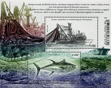 Französische Antarktis 2017 Thunfischfang Block