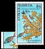 Antigua Barbuda 1990 Meerestiere Marke