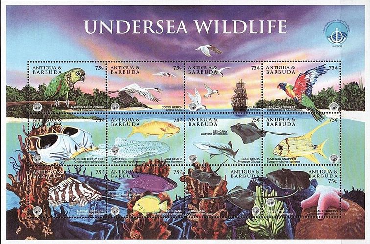 Antigua Barbuda 1998 Ozean Ausgabe
