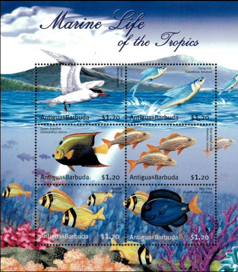 Antigua Barbuda 2001 Kleinbogen 2