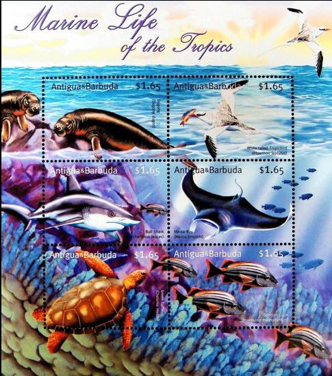 Antigua Barbuda 2001 Kleinbogen 4