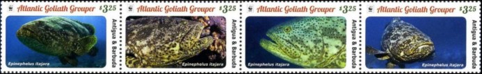Antigua Barbuda 2016 Riesenzackenbarsch Satz