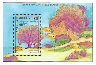 Antigua Barbuda 1990 Block Meerestiere