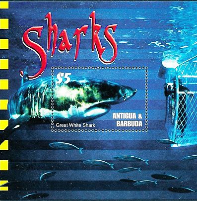 Antigua Barbuda 2003 Block Haie