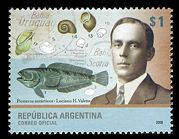 Argentinien 2008 Fisch Briefmarke Satz 2 Werte