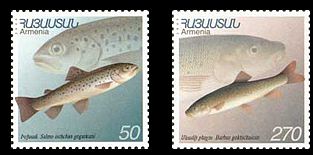 Armenien 2000 Einheimische Fische Satz