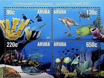 Aruba 2017 Meeresleben Block