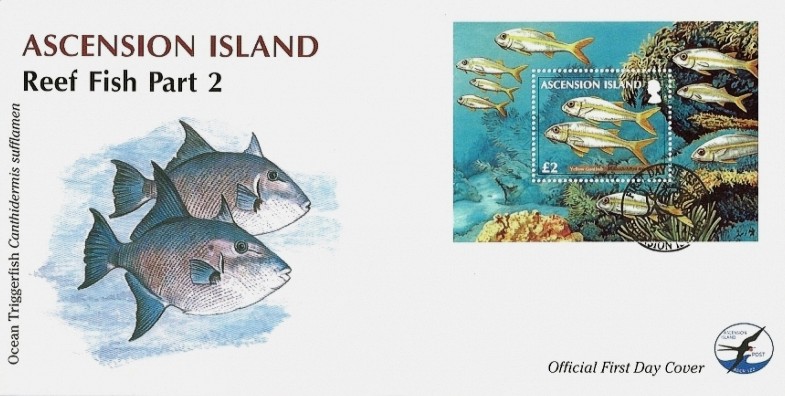 Ascension 2012 Korallenfische Ersttagsbrief