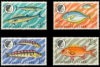 Ascension 1970 Fische Satz