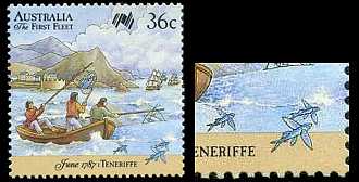 Australien 1987 fliegende Fische rechts