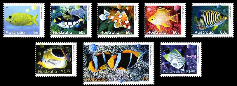 Australien 2010 Korallenfische Satz