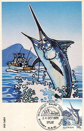 Australien 1979 FDC Angeln