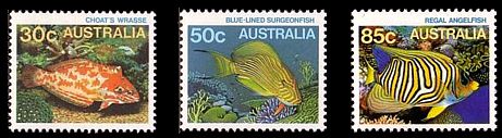 Australien 1984 Meerestiere Fische