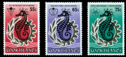 Seepferdchenserie Cook Islands 1985