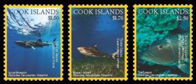 Meerestiere Satz Cook Islands 2016
