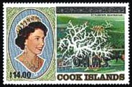 Dienstmarke Ergänzungswert Cook Islands 1989