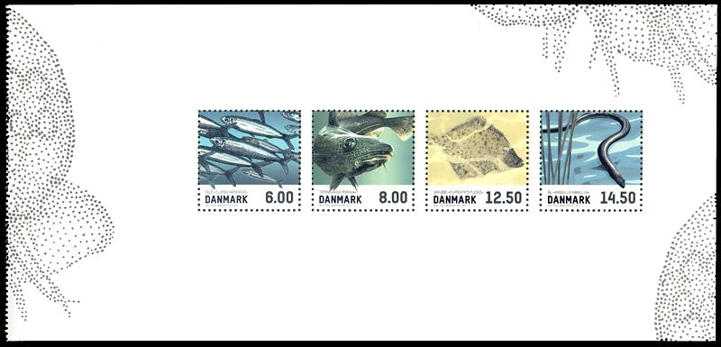 Markenheftchen Speisefische Dänemark 2013