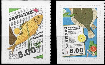 Nordische Esskultur selbstklebend Dänemark 2016