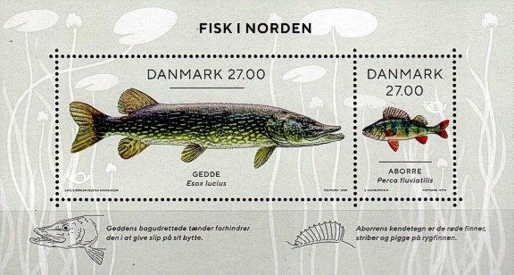 Dänemark 2018 Fische Block