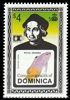 Entdeckung Amerikas Fisch Dominica 1992