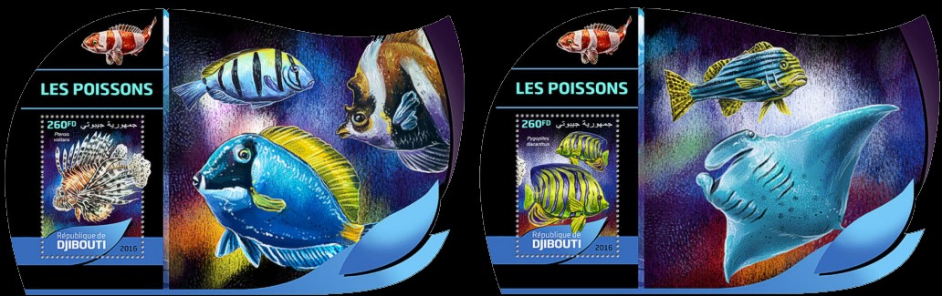 Naturkunde Blockset Dschibuti 2016