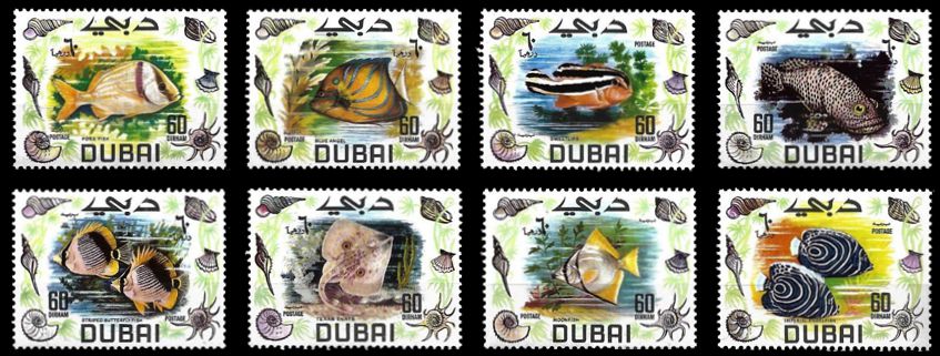 Fische Satz Dubai 1969