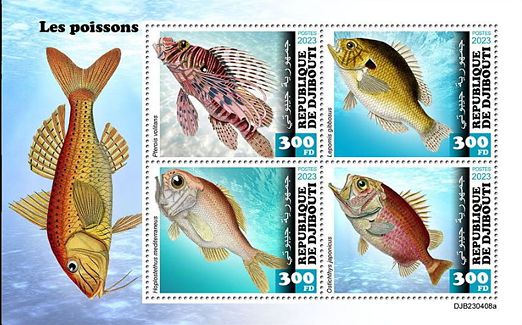 Fische Kleinbogen Dschibuti 2023