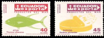 Ecuador 1986 Exportartikel Satz