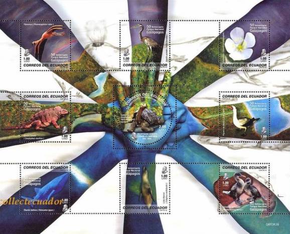 Ecuador 2009 Charles Darwin Kleinbogen