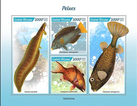 Fische Kleinbogen 2022