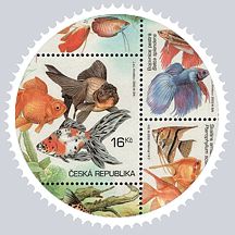 Rund Briefmarke links