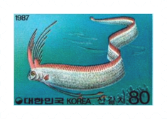 Fish-on-Stamps-Korea-1987