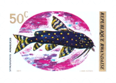 Fish-on-Stamps-Ruanda-1973