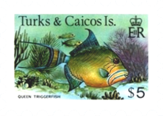 Fish-on-Stamps-Turks-1979